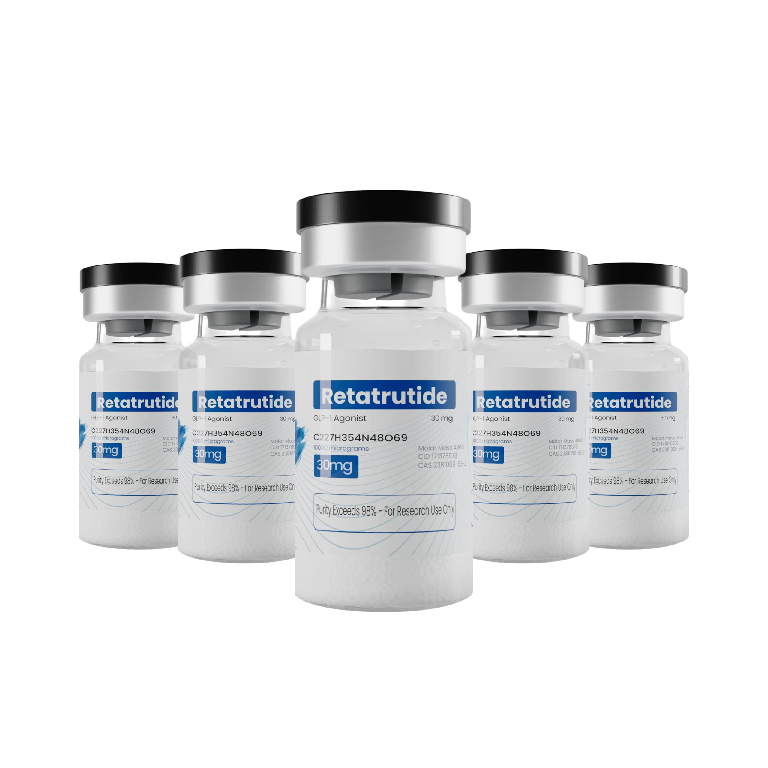 Retatrutide 30mg (5-Vials Bundle)